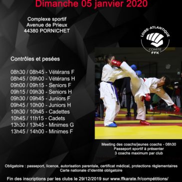 Championnat Départemental Kumité MCJSV – 05 Janvier 2020